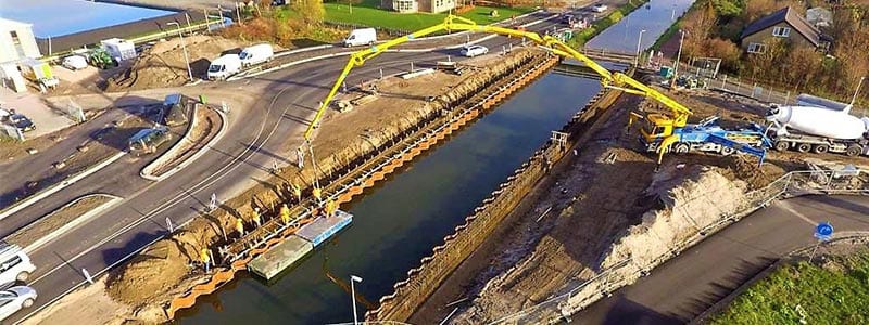 verpompen van beton verpompen van beton